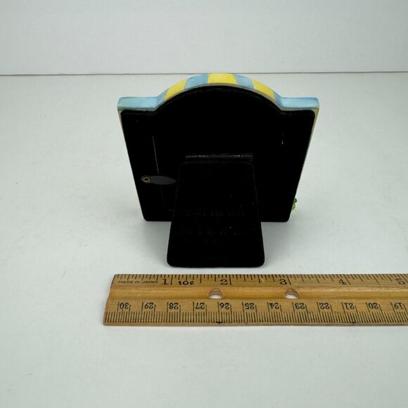 Vtg Miniature Pic Frame Tabletop Cartoon Sun Flowers Pastel Michel and Company - Picture 6 of 12